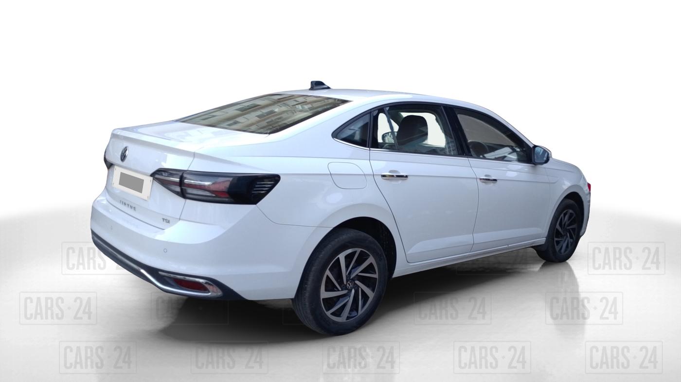2023 Volkswagen VIRTUS TOPLINE TSI 1.0 AT, Petrol, Automatic, 23,879 km, Right Back Diagonal