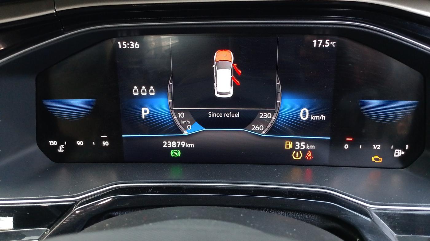 2023 Volkswagen VIRTUS TOPLINE TSI 1.0 AT, Petrol, Automatic, 23,879 km, Odometer Image