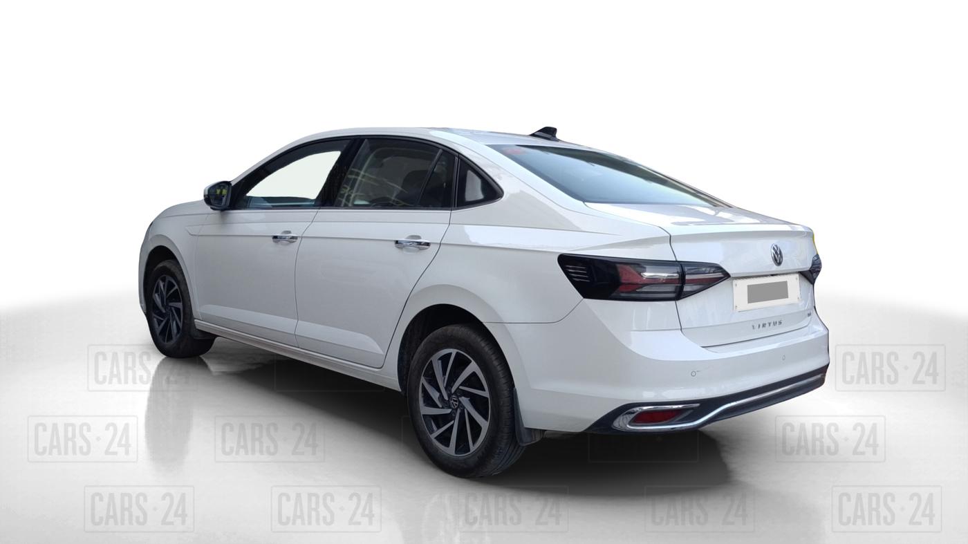 2023 Volkswagen VIRTUS TOPLINE TSI 1.0 AT, Petrol, Automatic, 23,879 km, Left Back Diagonal