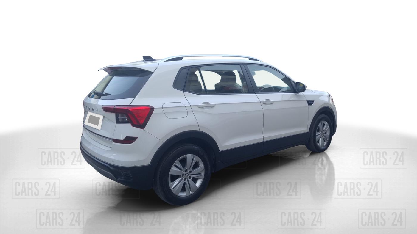 2021 Skoda KUSHAQ AMBITION 1.0L TSI AT, Petrol, Automatic, 35,567 km, Right Back Diagonal