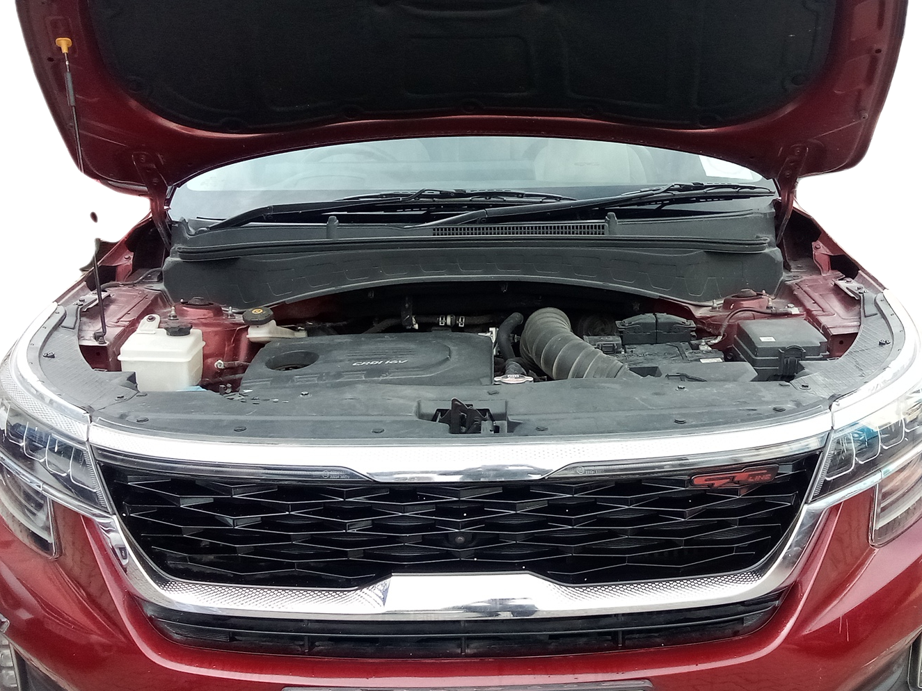 2019 KIA SELTOS GTX PLUS AT 1.5 DIESEL, Diesel, Automatic, 54,812 km, Open Bonnet