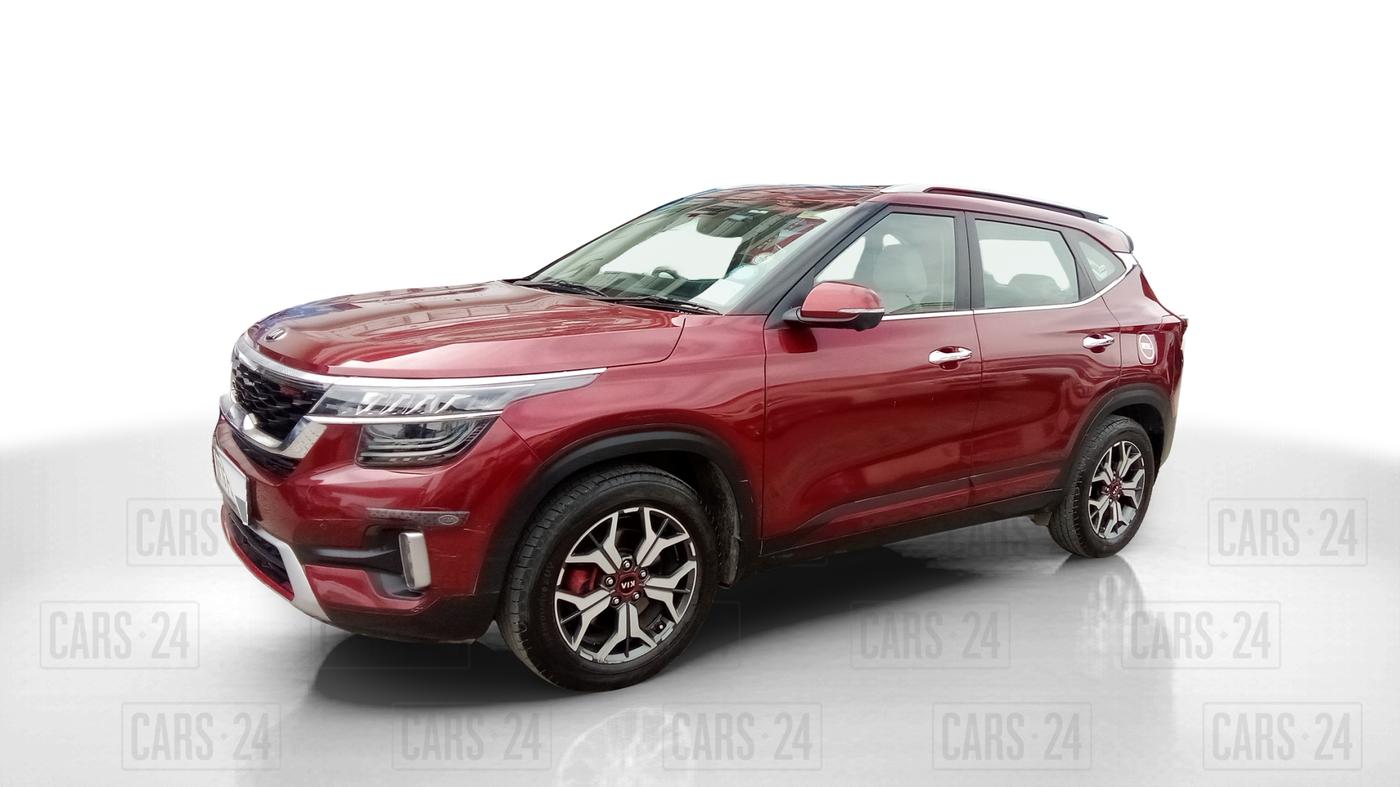 2019 KIA SELTOS GTX PLUS AT 1.5 DIESEL, Diesel, Automatic, 54,812 km, Left Front Diagonal