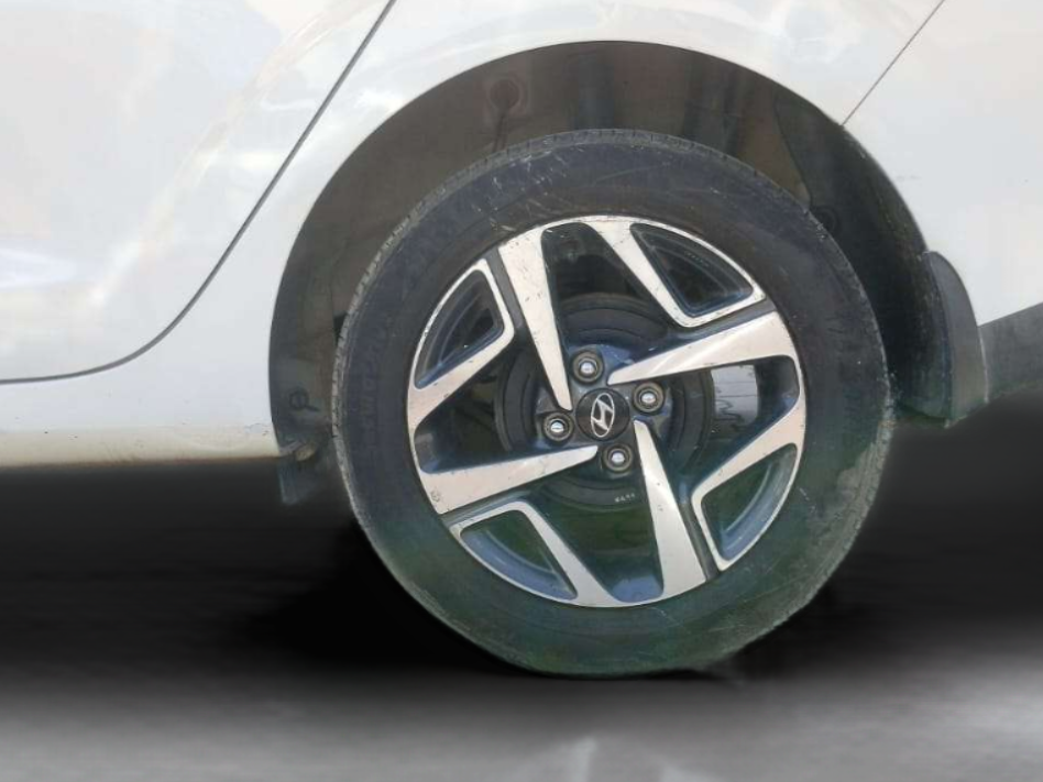 2021 Hyundai AURA SX+ 1.0 TURBO GDI MT, Petrol, Manual, 51,637 km, Left Rear Wheel