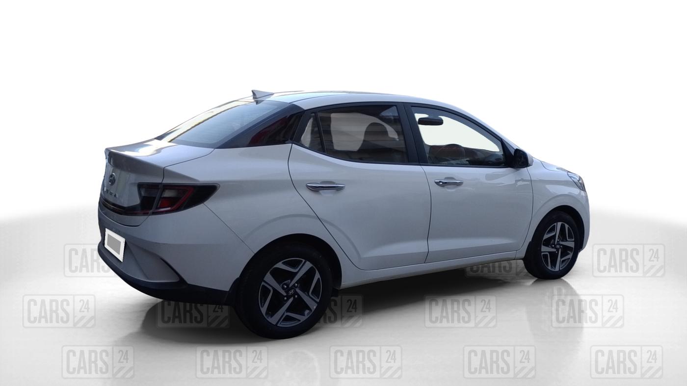 2021 Hyundai AURA SX+ 1.0 TURBO GDI MT, Petrol, Manual, 51,637 km, Right Back Diagonal