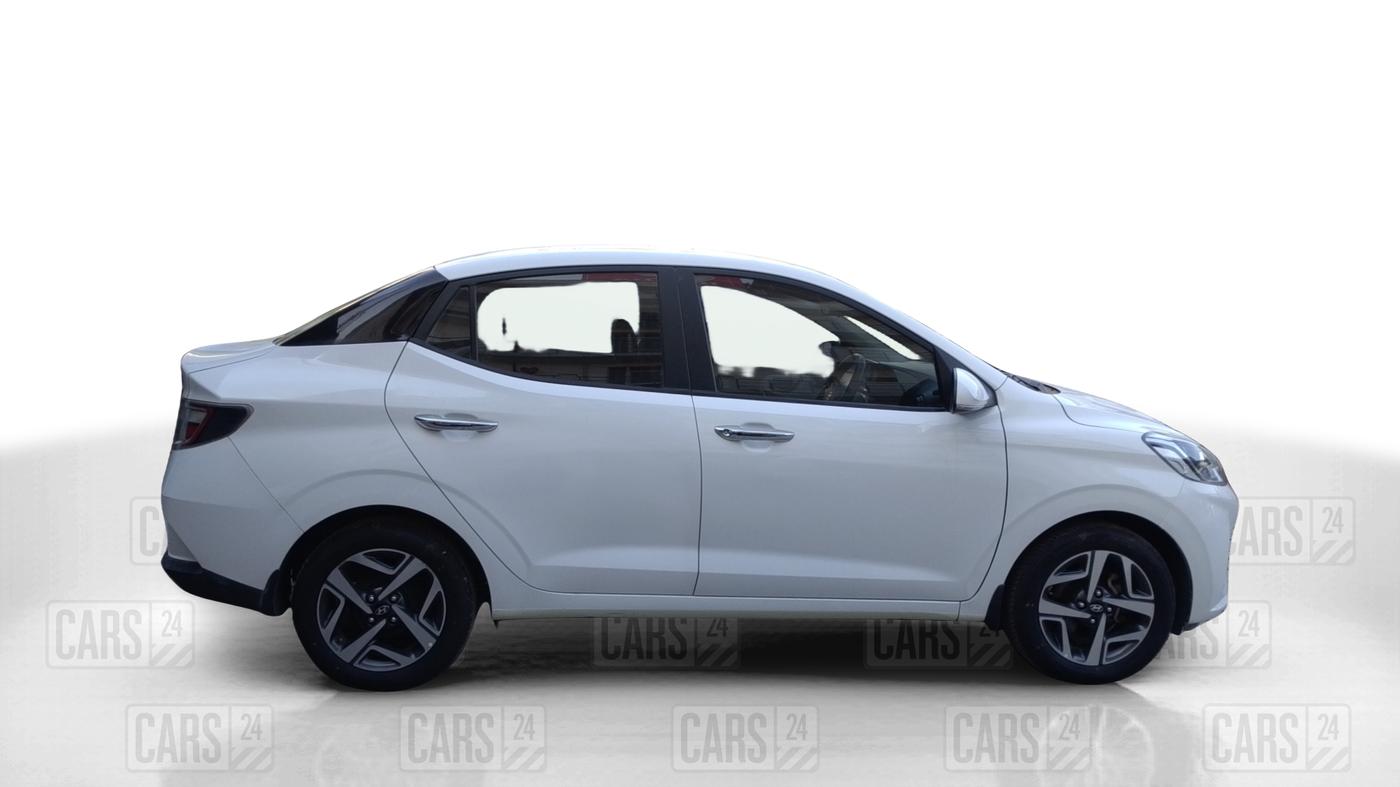 2021 Hyundai AURA SX+ 1.0 TURBO GDI MT, Petrol, Manual, 51,637 km, Right Side View