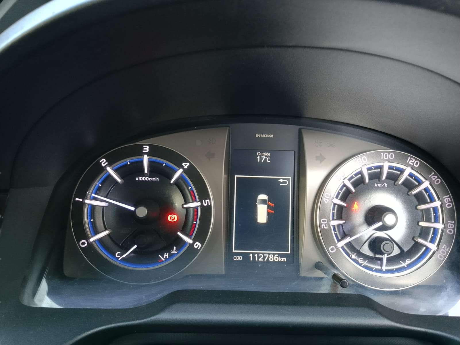 2021 Toyota Innova Crysta 2.4 VX 7 STR, Diesel, Manual, 1,12,723 km, Odometer Image