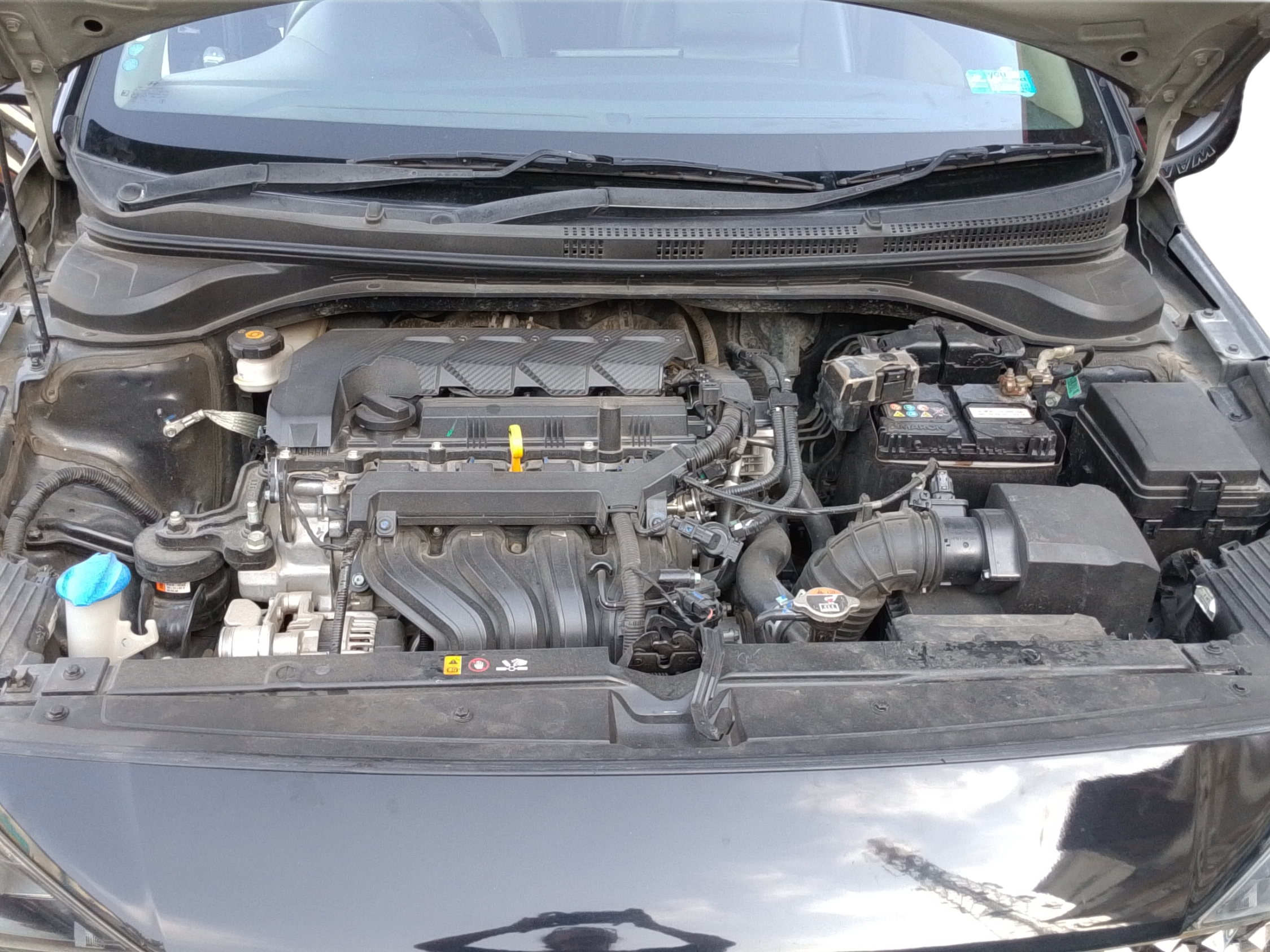 2022 Hyundai Verna SX 1.5 VTVT, Petrol, Manual, 46,501 km, Open Bonnet