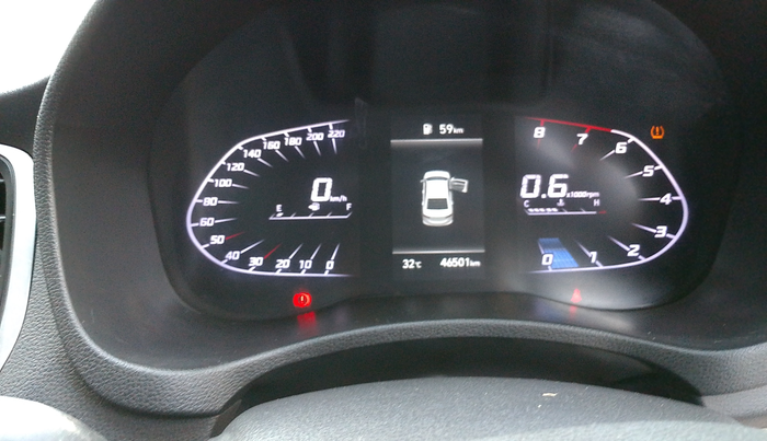 2022 Hyundai Verna SX 1.5 VTVT, Petrol, Manual, 46,501 km, Odometer Image