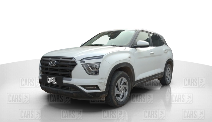 2021 Hyundai Creta E 1.5 PETROL, Petrol, Manual, 83,620 km, Left Front Diagonal