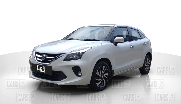 2020 Toyota Glanza V, Petrol, Manual, 50,509 km, Left Front Diagonal