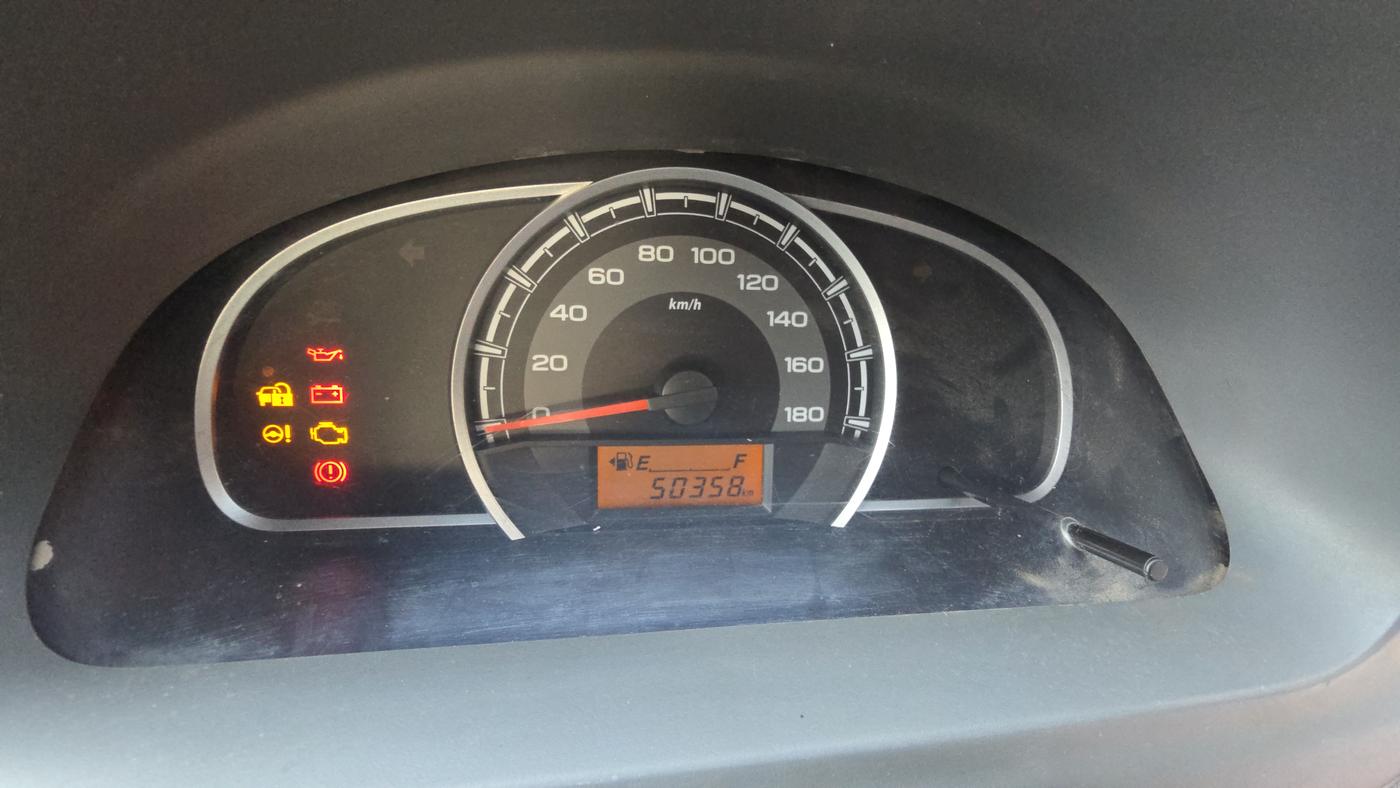 2013 Maruti Alto 800 LXI, Petrol, Manual, 50,358 km, Odometer Image