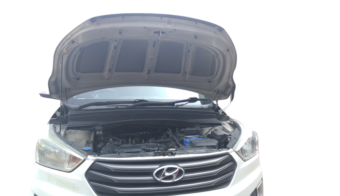 2017 Hyundai Creta E PLUS 1.6 PETROL, Petrol, Manual, 72,259 km, Open Bonnet