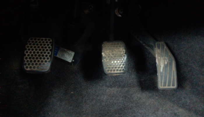 2015 Maruti Alto K10 VXI, Petrol, Manual, 95,123 km, Pedals