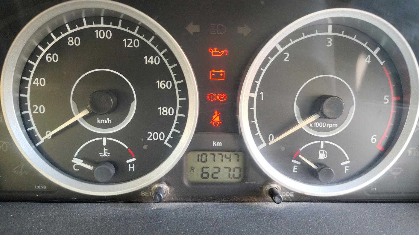 2015 Tata Safari Storme 2.2 EX 4X2, Diesel, Manual, 1,07,747 km, Odometer Image
