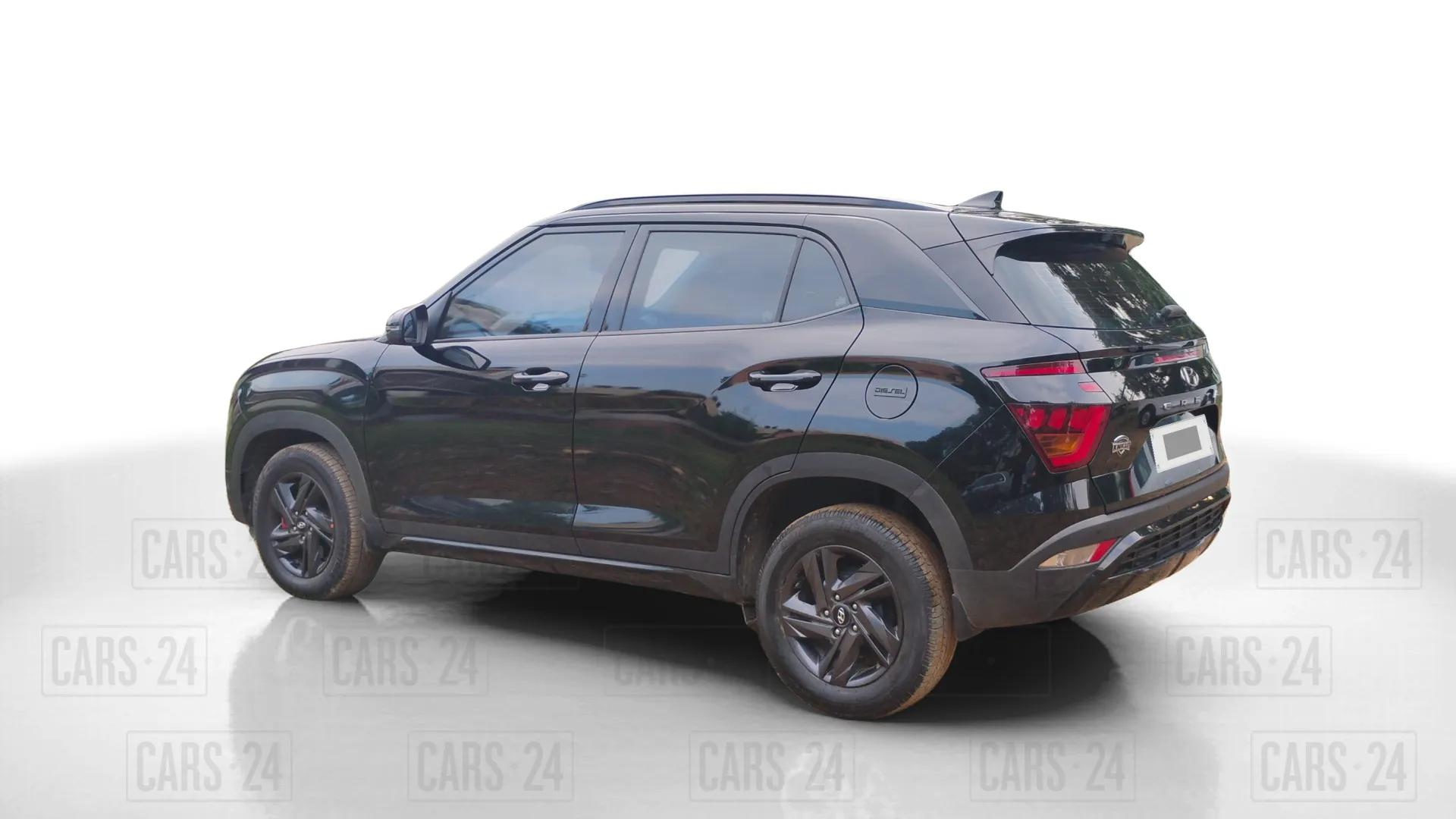 2022 Hyundai Creta S PLUS KNIGHT 1.5 DIESEL, Diesel, Manual, 74,000 km, Left Back Diagonal