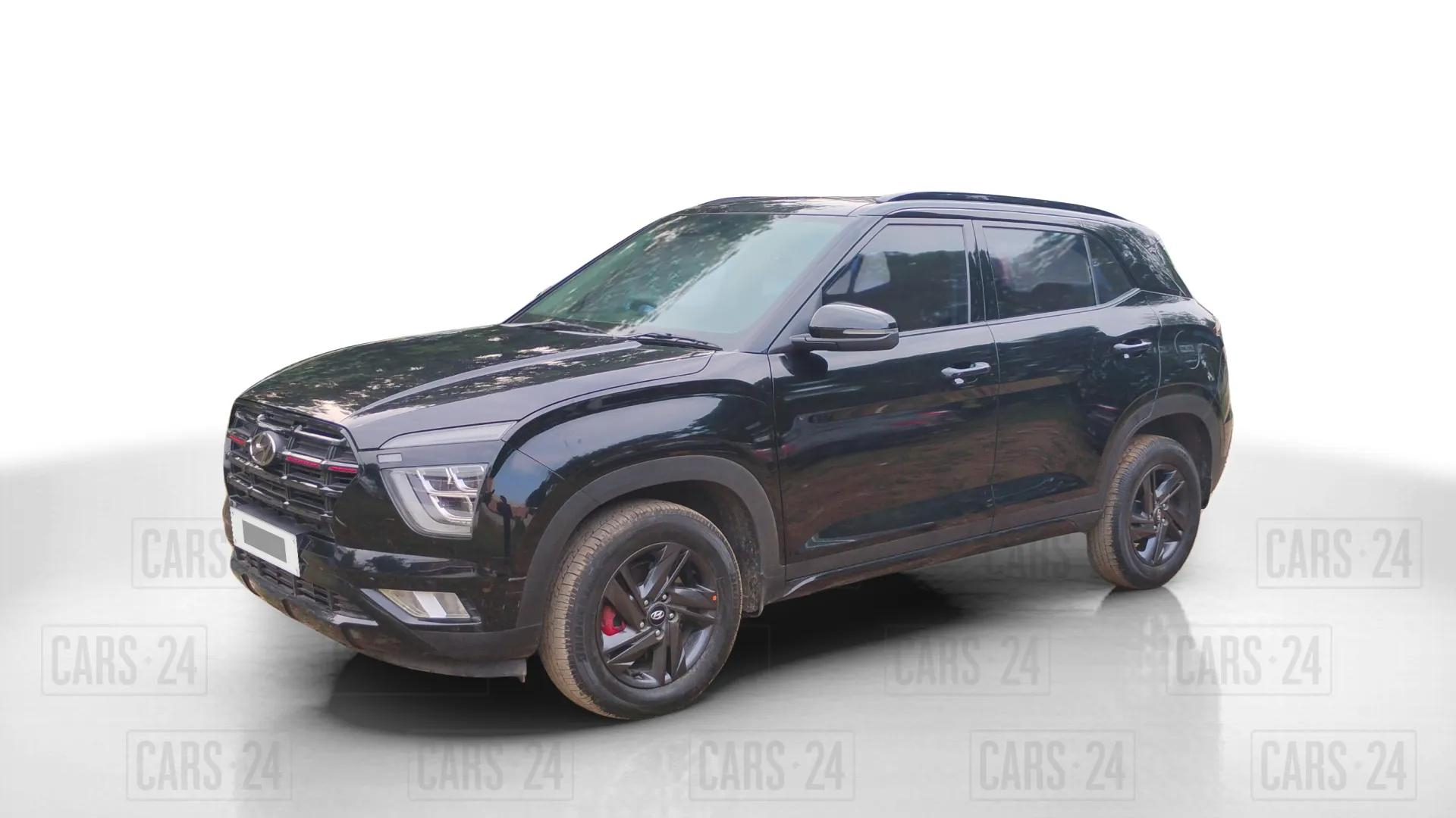 2022 Hyundai Creta S PLUS KNIGHT 1.5 DIESEL, Diesel, Manual, 74,000 km, Left Front Diagonal