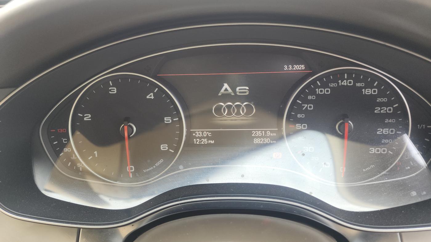 2012 Audi A6 2.0 TDI PREMIUM, Diesel, Automatic, 88,000 km, Odometer Image