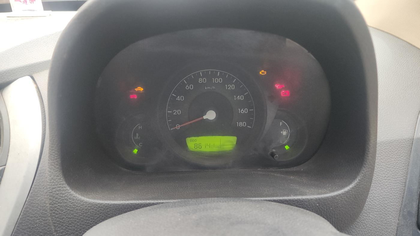 2012 Hyundai Eon ERA +, Petrol, Manual, 86,000 km, Odometer Image