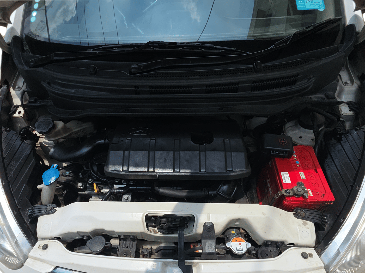 2014 Hyundai Eon 1.0 MAGNA +, Petrol, Manual, 68,826 km, Open Bonnet