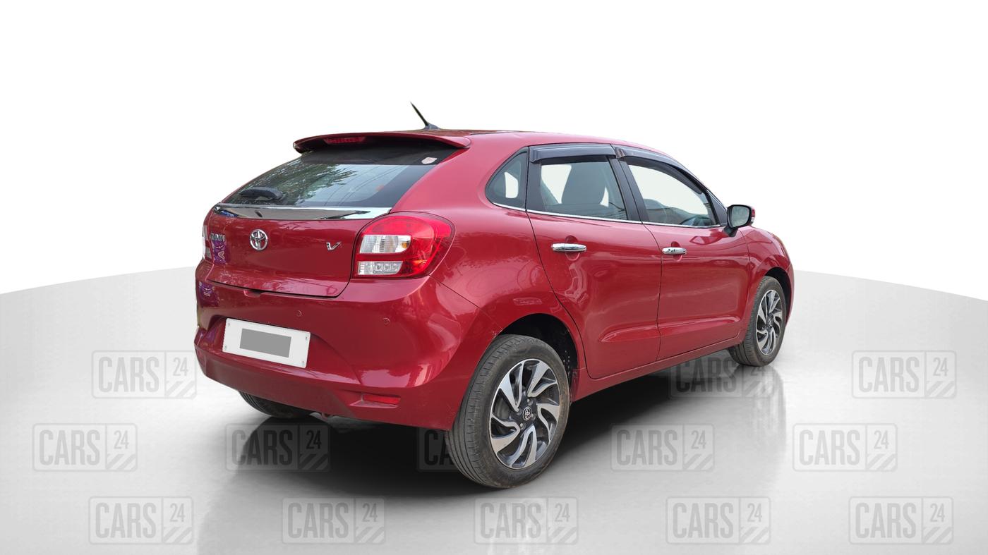 2021 Toyota Glanza V CVT, Petrol, Automatic, 85,000 km, Right Back Diagonal