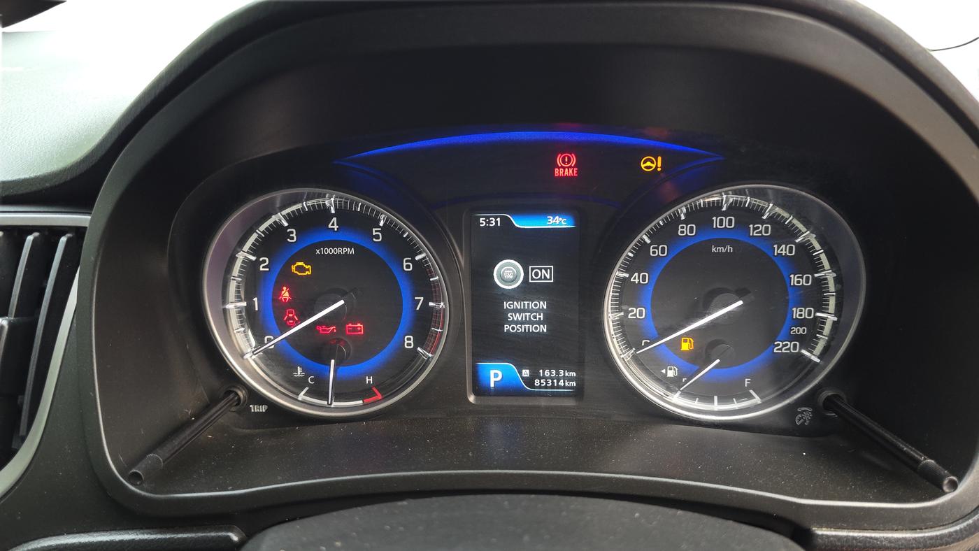 2021 Toyota Glanza V CVT, Petrol, Automatic, 85,000 km, Odometer Image