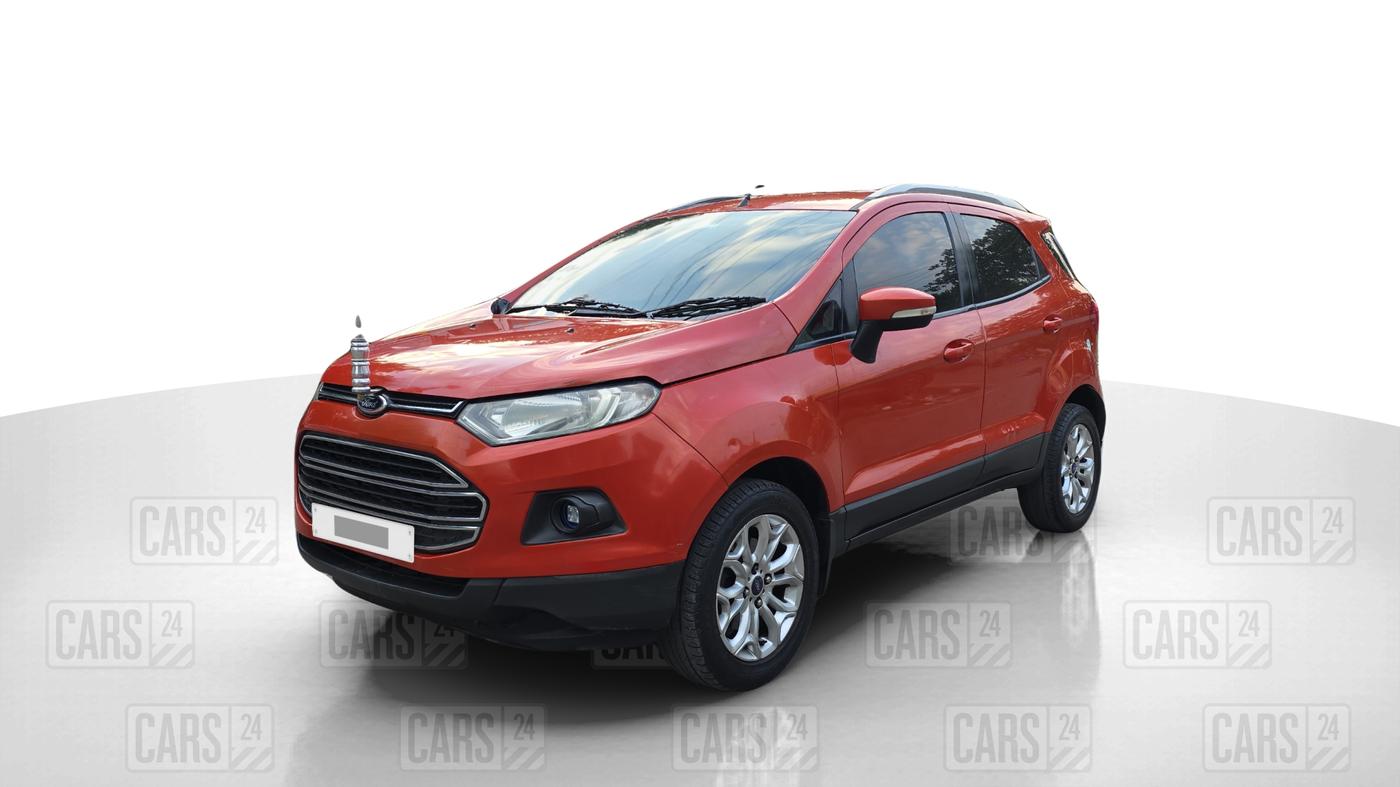 2014 Ford Ecosport TITANIUM 1.5L DIESEL, Diesel, Manual, 1,29,399 km, Left Front Diagonal
