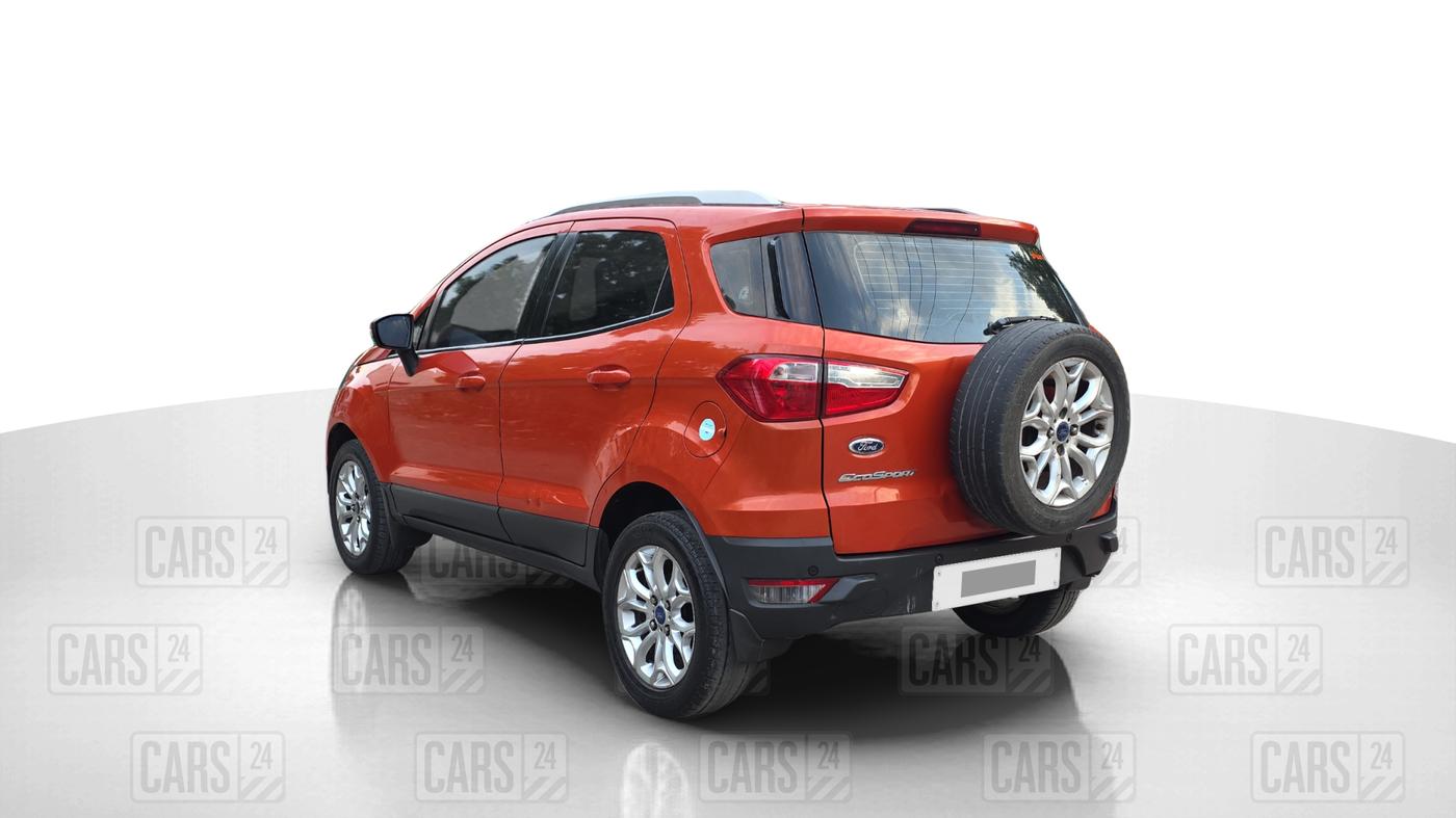 2014 Ford Ecosport TITANIUM 1.5L DIESEL, Diesel, Manual, 1,29,399 km, Left Back Diagonal