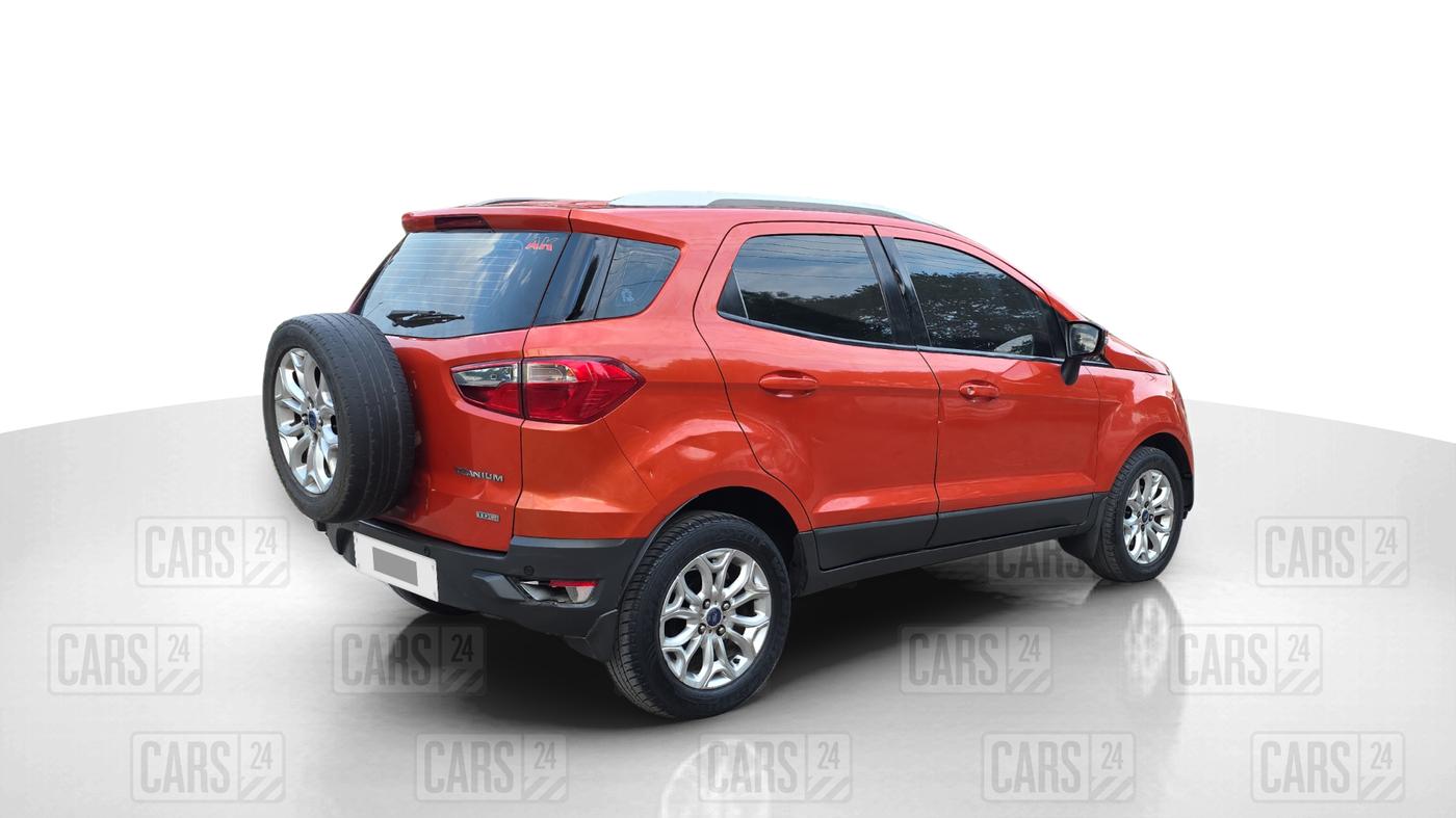 2014 Ford Ecosport TITANIUM 1.5L DIESEL, Diesel, Manual, 1,29,399 km, Right Back Diagonal