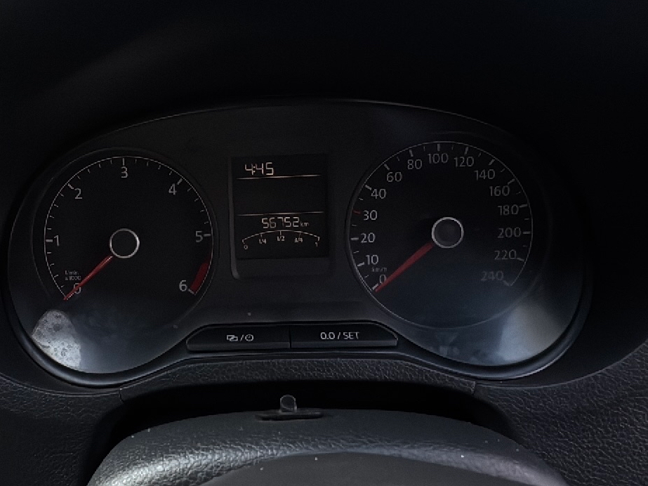 2017 Volkswagen Ameo TRENDLINE 1.5L, Diesel, Manual, 56,000 km, Odometer Image