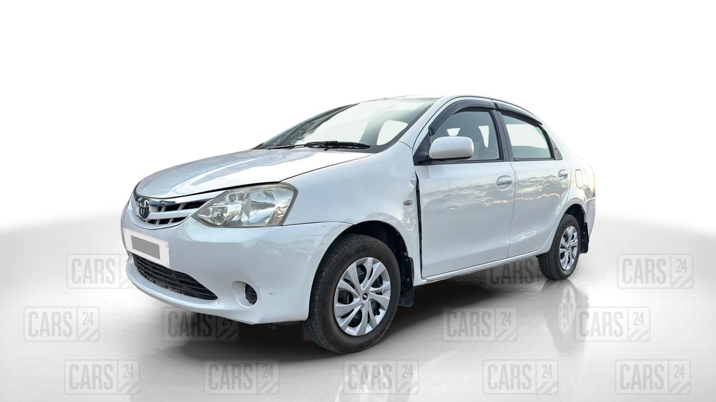 2012 Toyota Etios GD, Diesel, Manual, 71,170 km, Left Front Diagonal