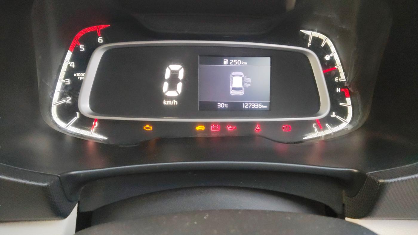 2021 KIA SONET HTX 1.5, Diesel, Manual, 1,27,000 km, Odometer Image