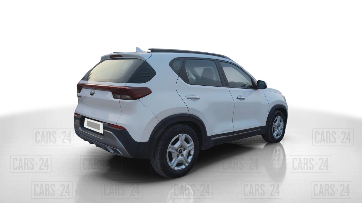 2021 KIA SONET HTX 1.5, Diesel, Manual, 1,27,000 km, Right Back Diagonal
