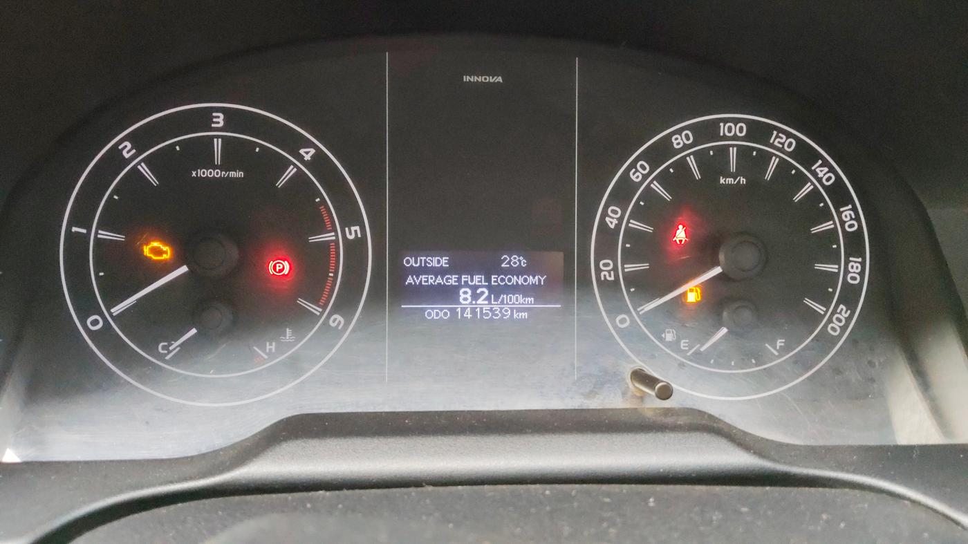 2021 Toyota Innova Crysta 2.4 G 7 STR, Diesel, Manual, 1,41,500 km, Odometer Image