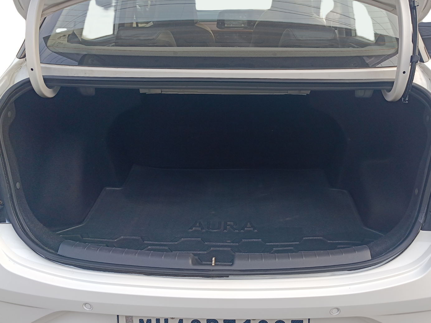 2021 Hyundai AURA SX 1.2, Petrol, Manual, 79,400 km, Boot Inside