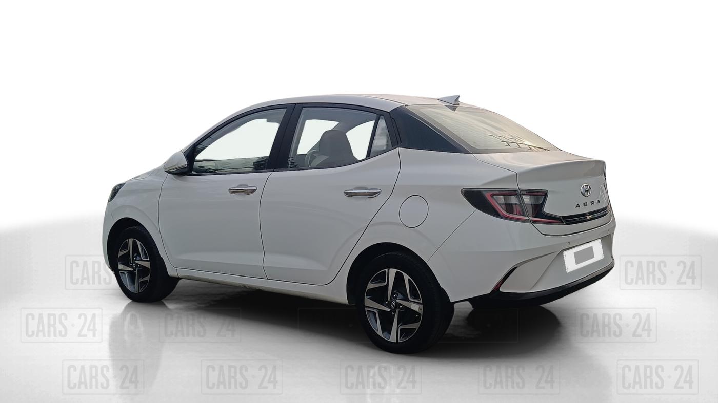 2021 Hyundai AURA SX 1.2, Petrol, Manual, 79,400 km, Left Back Diagonal