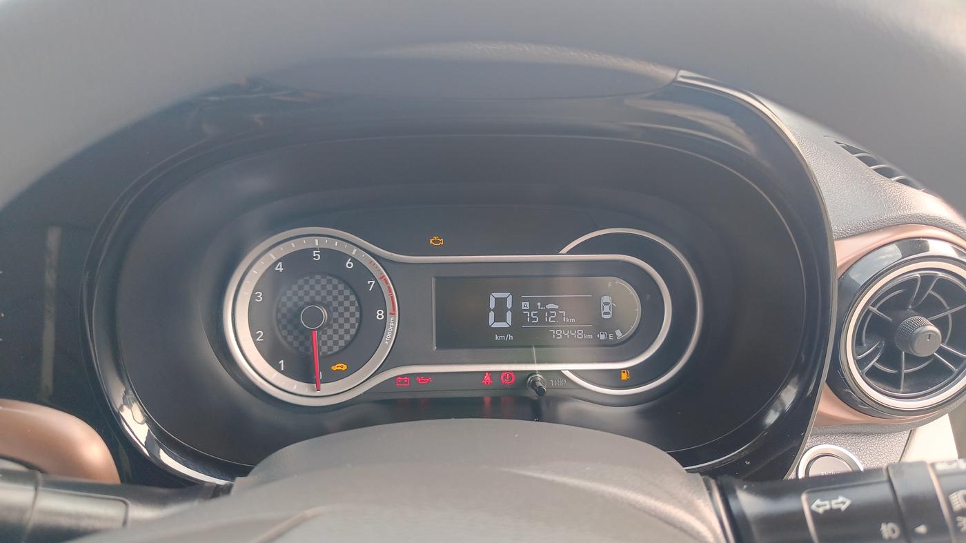 2021 Hyundai AURA SX 1.2, Petrol, Manual, 79,400 km, Odometer Image