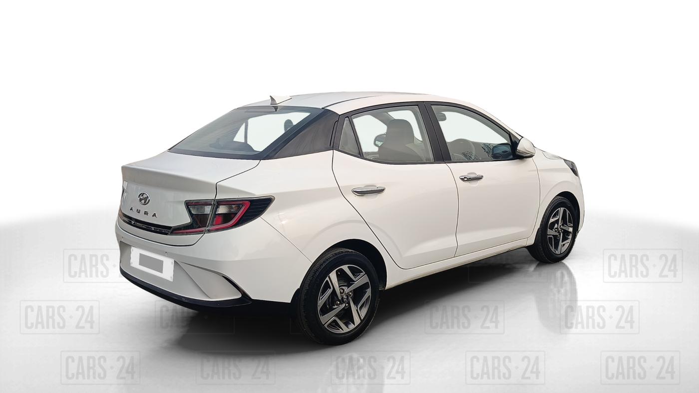 2021 Hyundai AURA SX 1.2, Petrol, Manual, 79,400 km, Right Back Diagonal