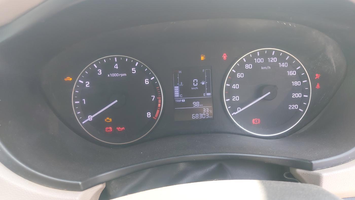 2016 Hyundai Elite i20 SPORTZ 1.2, Petrol, Manual, 68,306 km, Odometer Image