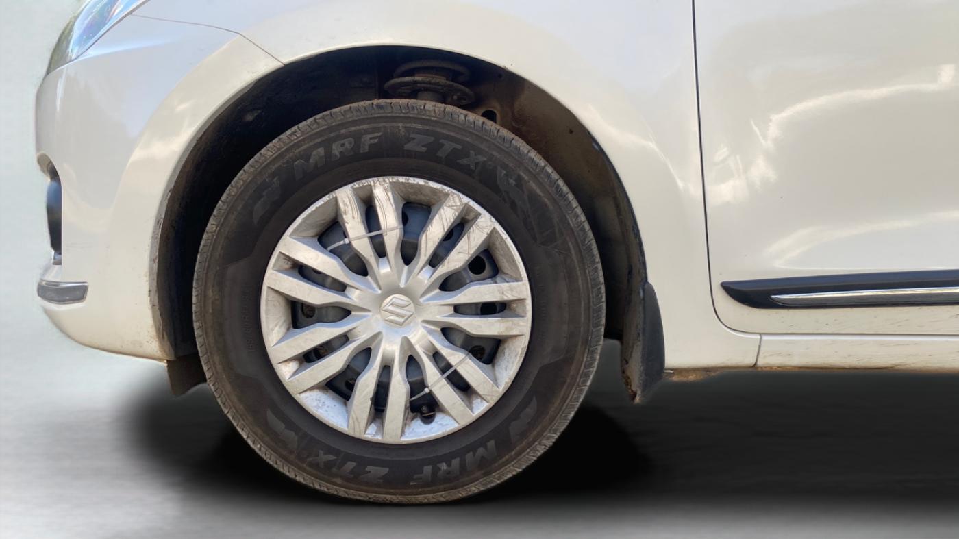 2017 Maruti Dzire VDI, Diesel, Manual, 67,791 km, Left Front Wheel