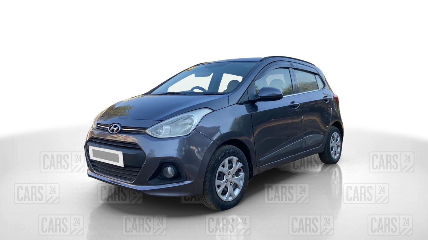 2015 Hyundai Grand i10 SPORTZ 1.2 KAPPA VTVT, Petrol, Manual, 54,762 km, Left Front Diagonal