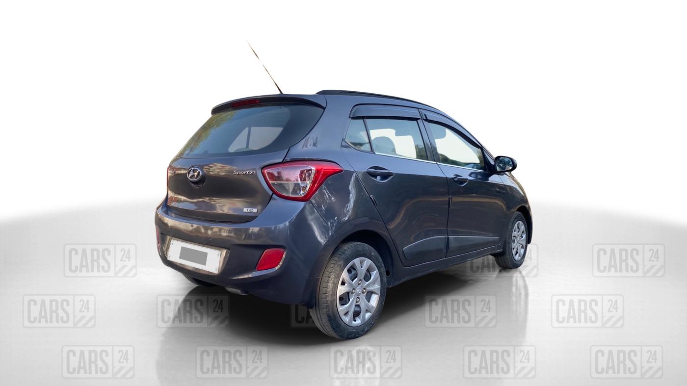 2015 Hyundai Grand i10 SPORTZ 1.2 KAPPA VTVT, Petrol, Manual, 54,762 km, Right Back Diagonal