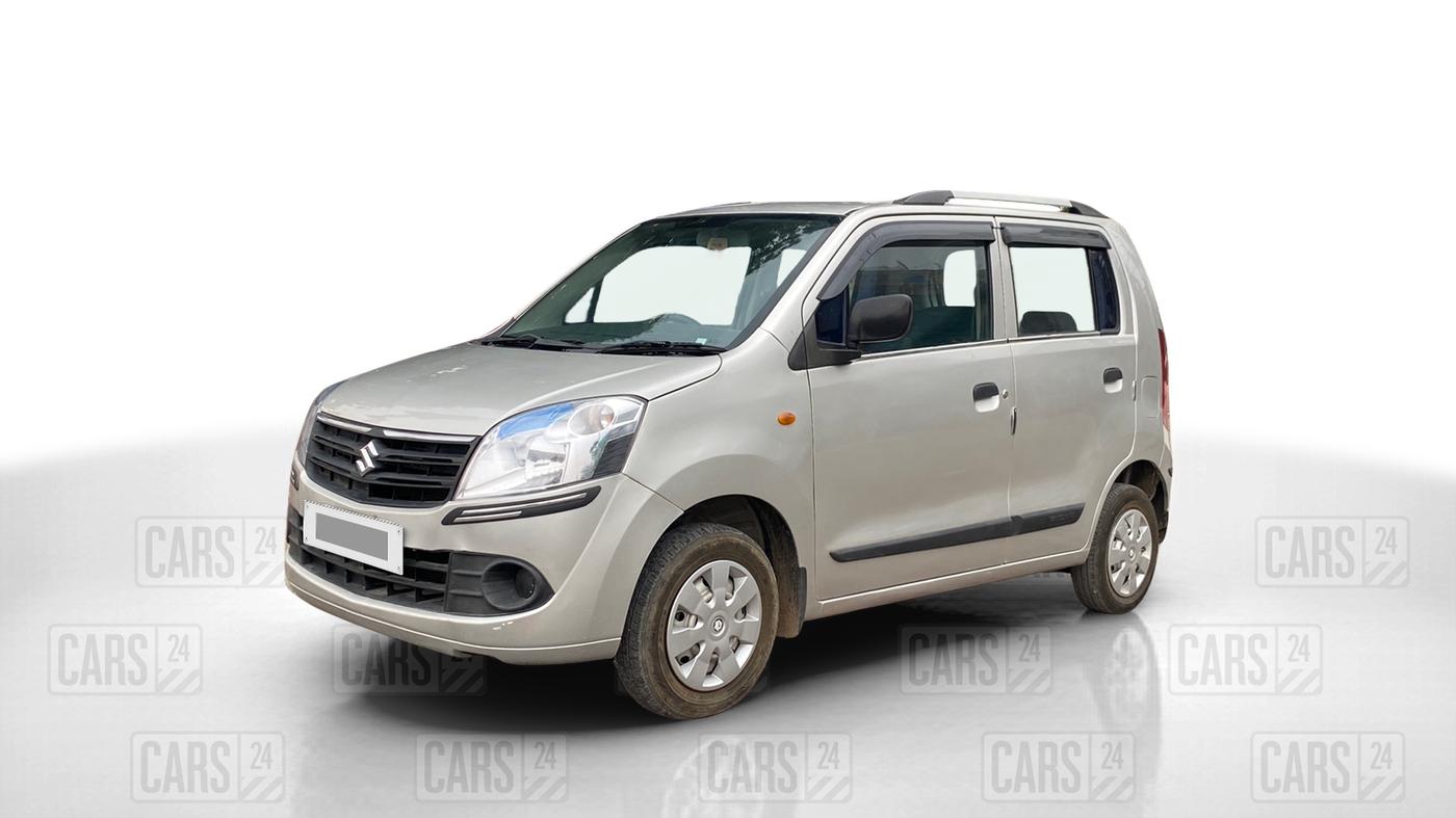 2010 Maruti Wagon R 1.0 LXI, Petrol, Manual, 77,000 km, Left Front Diagonal