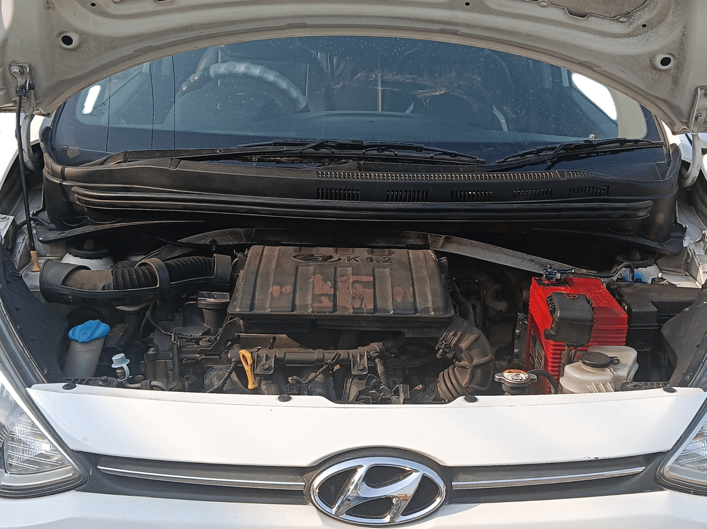 2014 Hyundai Xcent SX 1.2, Petrol, Manual, 92,617 km, Open Bonnet