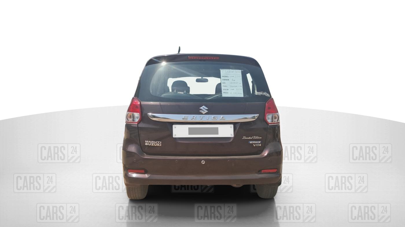 2017 Maruti Ertiga VDI ABS, Diesel, Manual, 1,57,674 km, Back/Rear
