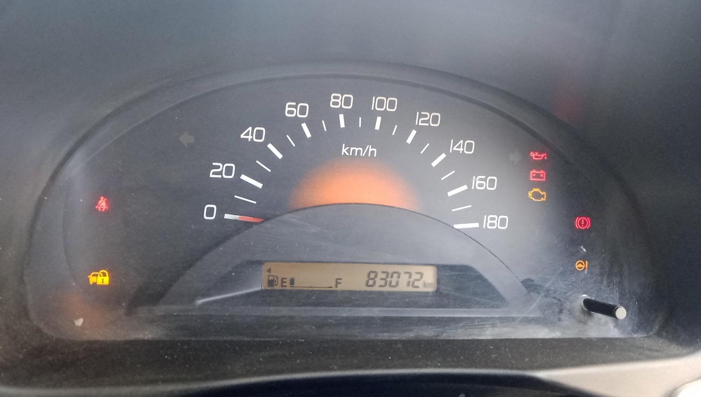 2014 Maruti Wagon R 1.0 LXI, Petrol, Manual, 83,072 km, Odometer Image