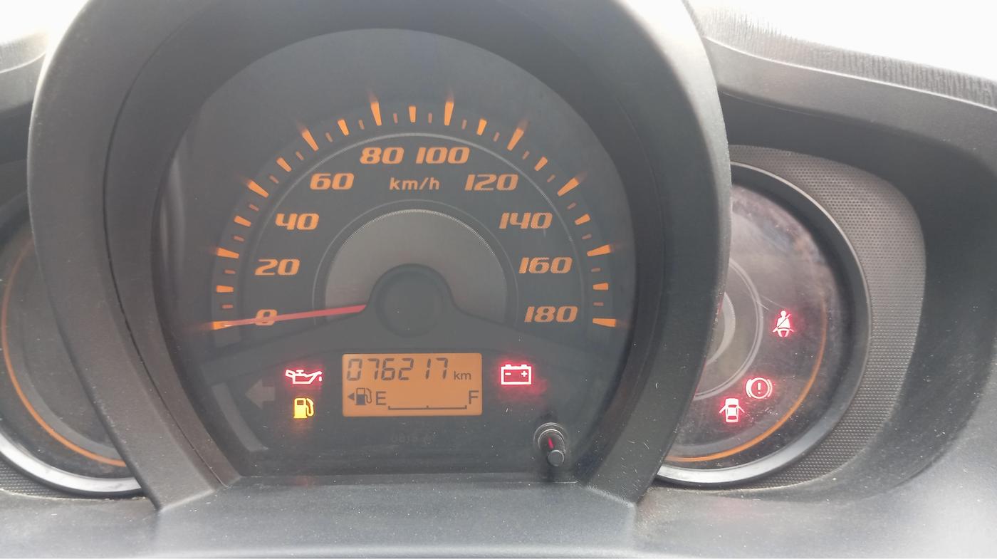2015 Honda Amaze 1.2L I-VTEC S, Petrol, Manual, 76,217 km, Odometer Image