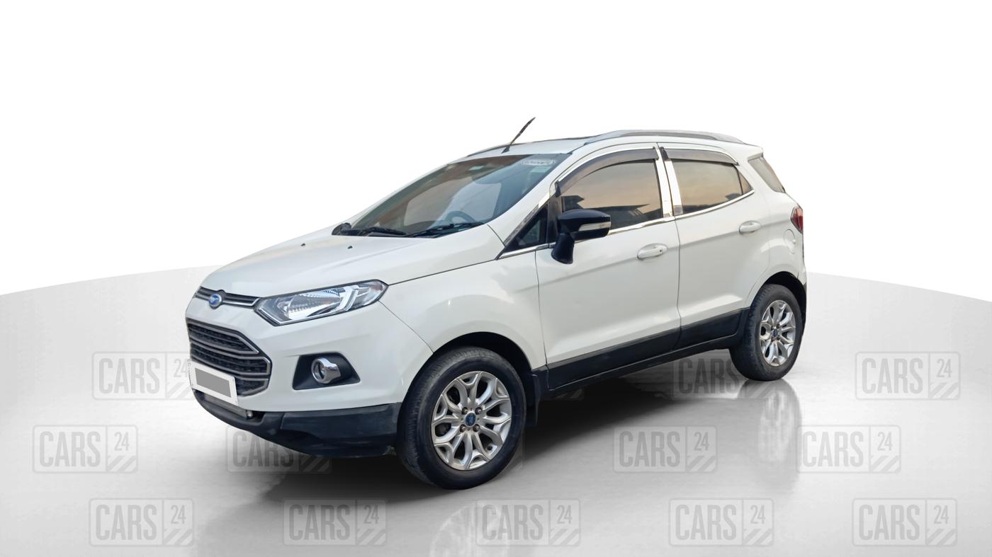 2014 Ford Ecosport TITANIUM 1.5L DIESEL, Diesel, Manual, 1,28,116 km, Left Front Diagonal