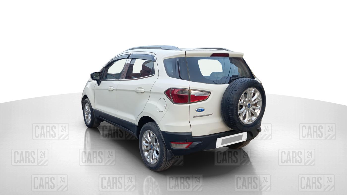 2014 Ford Ecosport TITANIUM 1.5L DIESEL, Diesel, Manual, 1,28,116 km, Left Back Diagonal