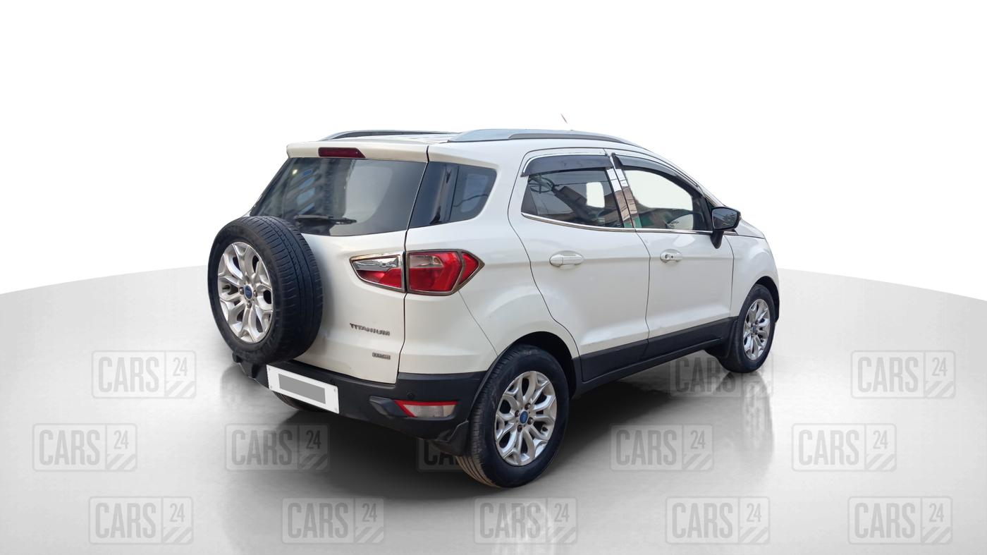 2014 Ford Ecosport TITANIUM 1.5L DIESEL, Diesel, Manual, 1,28,116 km, Right Back Diagonal