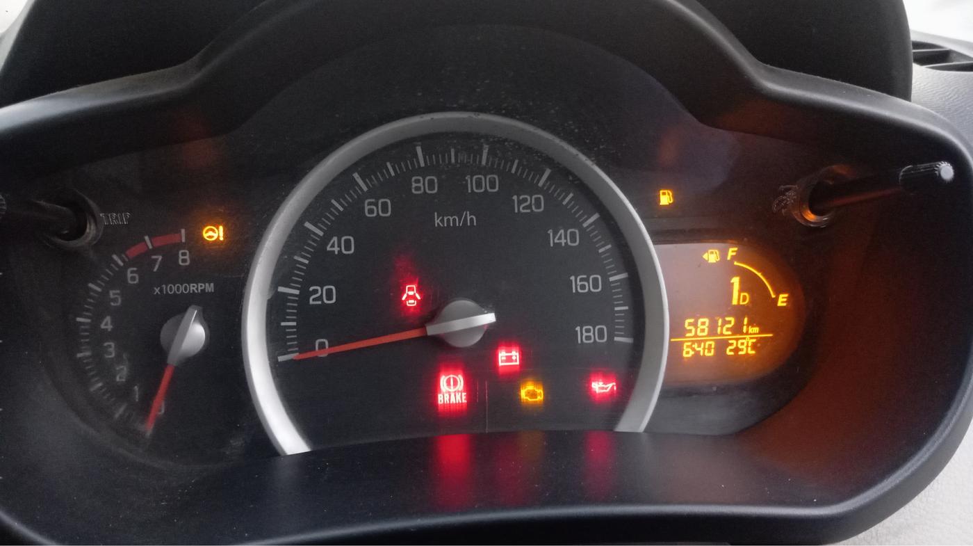 2014 Maruti Celerio VXI, Petrol, Manual, 58,121 km, Odometer Image